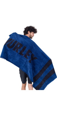 2026 Hurley Fastlane Handdoek Met 2 Strepen AMAX23Q1FT - Poseidon Blue