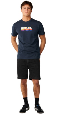 2026 Rip Curl Heren Stroomlijn Like Mumma T-Shirt 13SMTE - Dark Navy