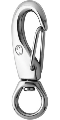 2026 Wichard HR Safety Snap Hook With Swivel WR2384 - Silver