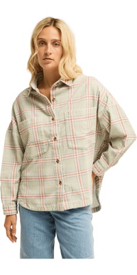 2026 Billabong Dames Gefeliciteerd Met Jou Overshirt EBJWT00120 - Smoke Green