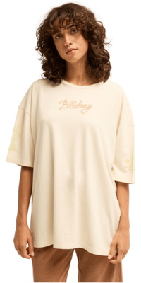 2026 Billabong Dames Vertrouwde Wegen T-Shirt EBJZT00633 - White Cap
