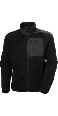 2025 Helly Hansen Heren Panorama Pile Fleece Block Jacket 49460 - Black