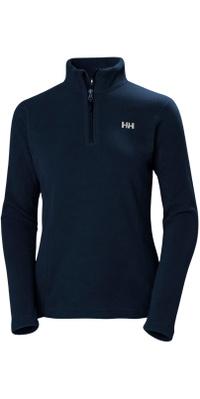 2025 Helly Hansen Dames Daybreaker 1/2 Zip Fleece 50845 - Navy