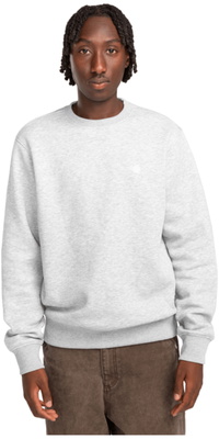 2026 Element Heren Icon Borduurwerk Crew Sweatshirt ELYFT00197 - Mid Grey Heather