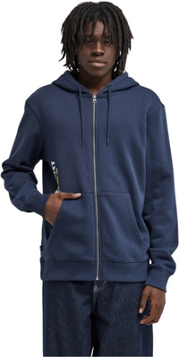 2026 Element Heren Gooi Omhoog Rits Door Hoodie ELYSF00372 - Eclipse Navy
