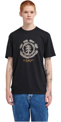 2026 Element Heren Rokys T-Shirt ELYZT00695 - Flint Black Wordt 2026 Element Heren Rokys T-shirt ELYZT00695 - Flint Black