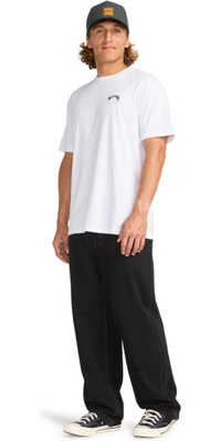 2026 Billabong Heren Boog Crew T-Shirt EBYKT00100 - White