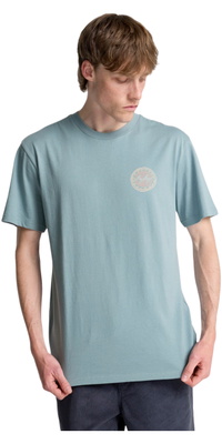 2026 Billabong Heren Kleurende Golf T-Shirt EBYZT00525 - Washed Blue