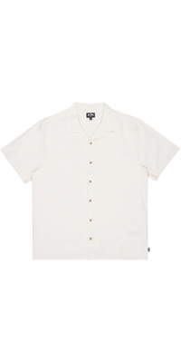 2026 Billabong Heren Vakantie Linnen Shirt EBYWT03030 - Off White