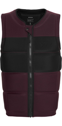 2026 Mystic Heren Peacock Front Zip Wake Impact Vest 35005.240227 - Oxblood Red
