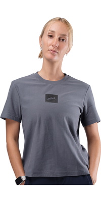 2026 Zhik Dames Logo Katoenen T-shirt TEE-0735-SLT-W - Slate