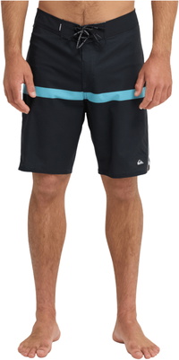 2026 Quiksilver Heren Highline Bedrukte Boardshorts Van 50 Cm EQYBS04930 - Black Aerostripe