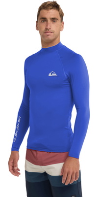2026 Quiksilver Heren Everyday UPF50 Lycra-vest Met Lange Mouwen AQYWR03131 - Monaco Blue