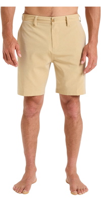 2026 Quiksilver Heren Union Heather Amph 19 Korte Broek EQYHY03877 - Khaki Heather
