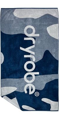 2026 Dryrobe Organic Beach Towel DROBEACHT - Blue Black Camo