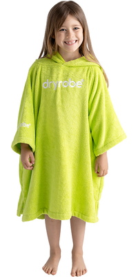 2026 Dryrobe Junior Biologische Badjas Met Handdoek ORGANICJTCRLG - Lime Green