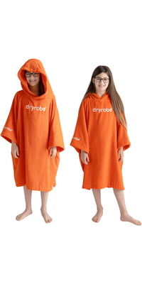 2026 Dryrobe Junior Biologische Badjas Met Handdoek ORGANICJTCROR - Orange