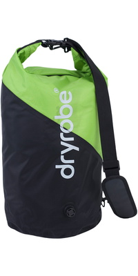 2026 Dryrobe Compressiezak COMPRESSIONBAG - Black / Limoen