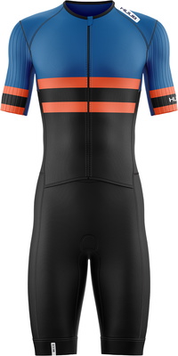 2026 HUUB Heren Tri Band Pro Tri Suit TRIBPTSBO - Blue / Orange