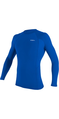2026 ONeill Mens Basic Skins Long Sleeve Rash Vest 5714 - Pacific