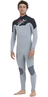 2026 Quiksilver Heren Young Guns 3/2mm Borst Ritssluiting Wetsuit EQYW103247 - Quarry