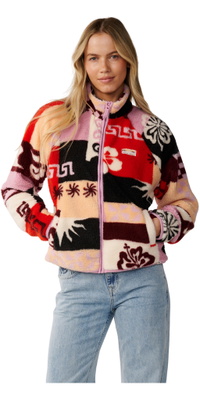 2026 Rip Curl Dames Feestpakket Rits Door Polar Fleece 0EGWFL - Multi