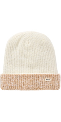 2026 Rip Curl Dames 2 Tone Reg Revo Beanie 02MWHE - Off White / Bruin