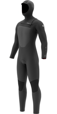 2026 Mystic Heren Voltt 6/4/3mm Borst Ritssluiting Met Capuchon Wetsuit 35000.270000 - Black