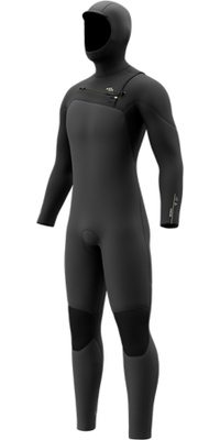 2026 Mystic Heren Motion 5/3mm Borst Ritssluiting Met Capuchon Wetsuit 35000.270005 - Black