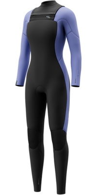 2026 Mystic Dames Haven 5/3mm Dubele Borst Ritssluiting Wetsuit 35000.270045 - Iris Blue