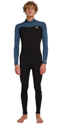 2026 Billabong Mens Absolute Core 4/3mm Back Zip Wetsuit ABYW100288 - Dark Denim
