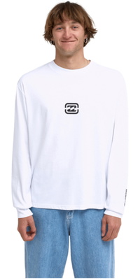 2026 Billabong Heren Beugel OG Lange Mouw T-Shirt EBYZT00666 - White