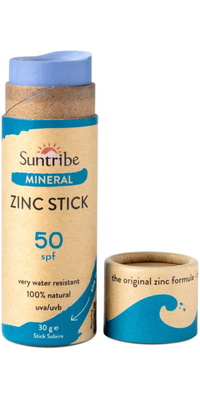 2026 Suntribe Biologisch Mineraal Zink Zonne Stift SPF 50 STZS - Ocean Blue