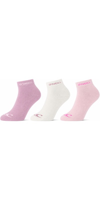2025 ONeill Sneakers Sokken 3-Packs 201033002 - Shadows / Marshmallow / Licht Lilac