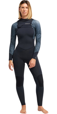 2026 Roxy Dames Swell Natural 4/3mm Borst Ritssluiting Wetsuit 26BW213509 - Bandana