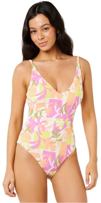 Rip Curl Dames Topanga Geo Full One Piece 0ZSWSW - Multico