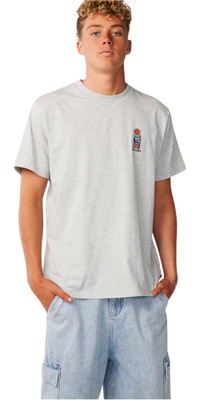 Rip Curl Heren Search Series Vaporcool Stack Relaxed T-Shirt 16IMTE - Grey Marle