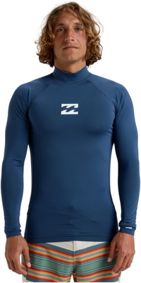 2026 Billabong Heren Waves All Day Lange Mouw Lycra Vest EBYWR00102 - Midnight