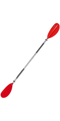 2026 Bravo KWB 220cm 2 Piece Aluminium Curved Blade Kayak Paddle Red 6277060N