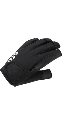 2026 Gill Championship Short Finger Sailing Gloves - Black