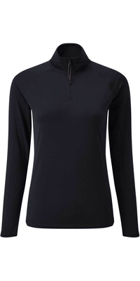 2026 Gill Dames Uv Tec Shirt Met Lange Mouwen En Rits Uv009w -. Navy