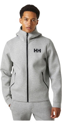 2026 Helly Hansen Heren HP Ocean Varen Full Zip Jacket 2.0 34264 - Grey Melange