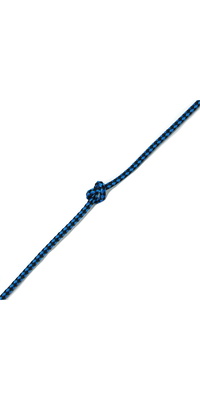 Kingfisher Evolution 8 Vlecht Voorgerekt Rubberboottouw Blauw / Zwart Ps0x2 - Prijs Per Meter.
