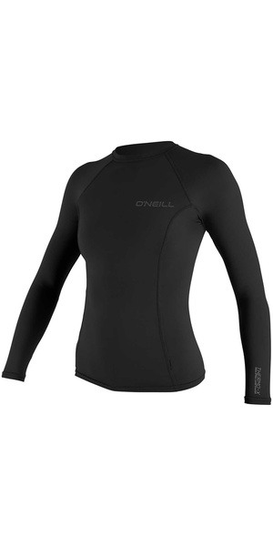 SURFEASY Rash Guard voor dames, lange mouwen, zonwering, sneldrogend, badshirt, surfshirt, zwemmen, badmode, Rode kleurverloop, 3XL