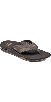 2026 Reef Heren Fanning-teenslippers - Brown / Gum