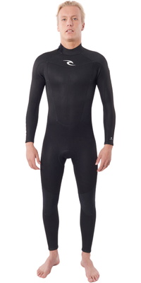 Rip Curl Heren Freelite 3/2mm Rug Ritssluiting Wetsuit 119MFS - Black