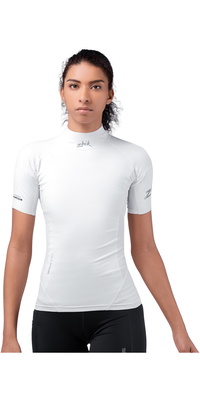 Zhik Dames Eco Spandex UPF50+ Short Sleeve Top DTP-0067-W-WHT - White