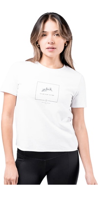 Zhik Dames Logo T-shirt TEE-0731-W-WHT - Katoen White