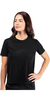 Zhik Dames Logo Cotton Tee TEE-0733-W-BLK - TEE-0733-W-BLK. Black
