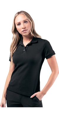 Zhik Dames Pima Katoen Polo POL-0170-W-BLK -.. Black